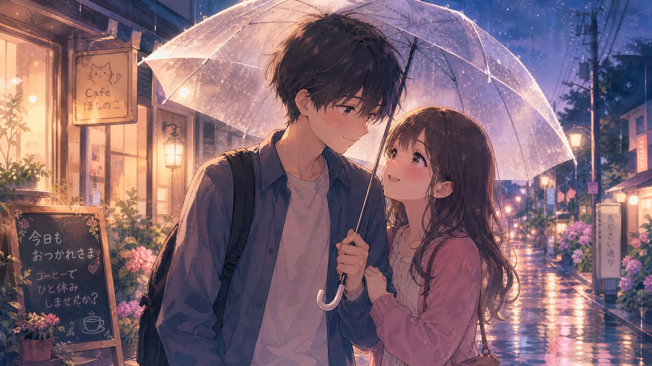 高清3D动漫-雨中相遇恋爱教程动漫合集